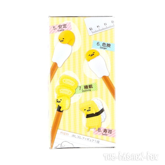 Re-Ment Sanrio Gudetama Lazy Egg Mascot Blind Box Eraser Pencil Topper Figure - Picture 5 of 9